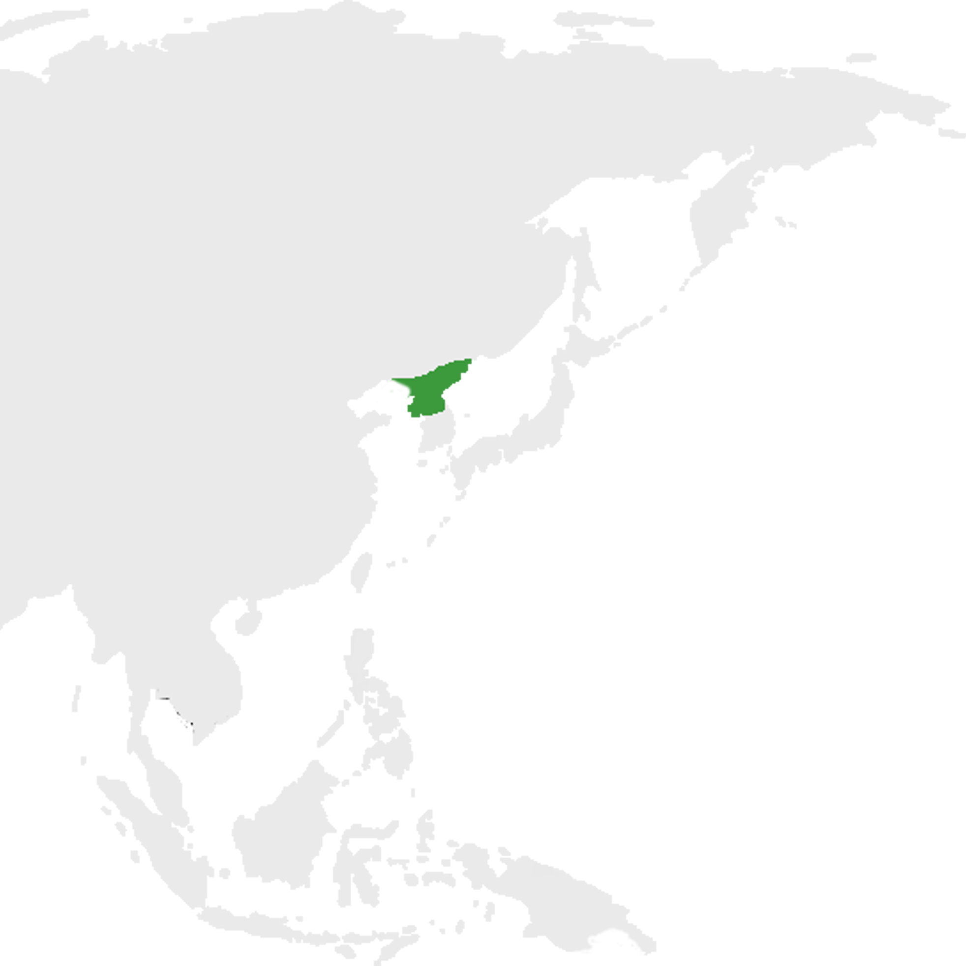 Carte Coree Nord