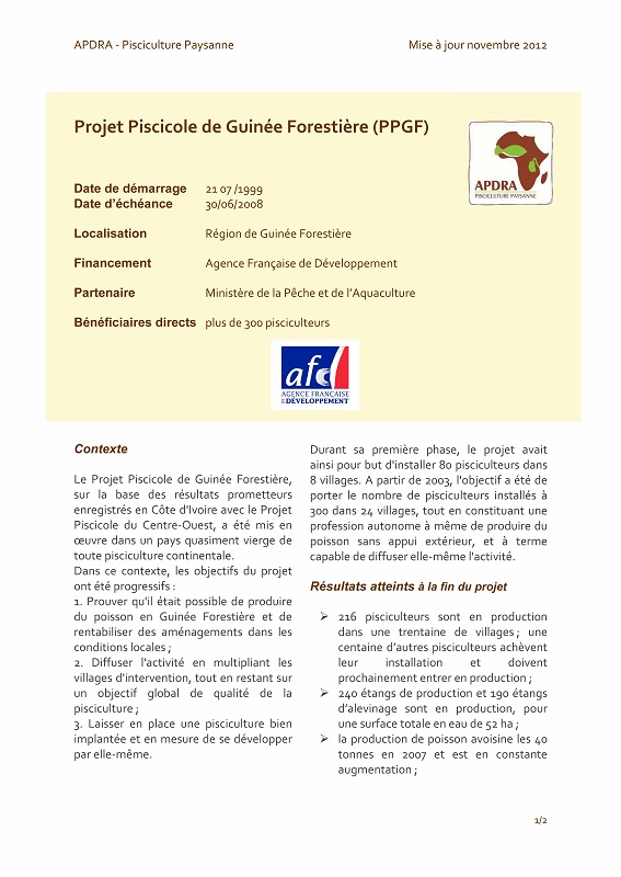 fiche projet PPGF